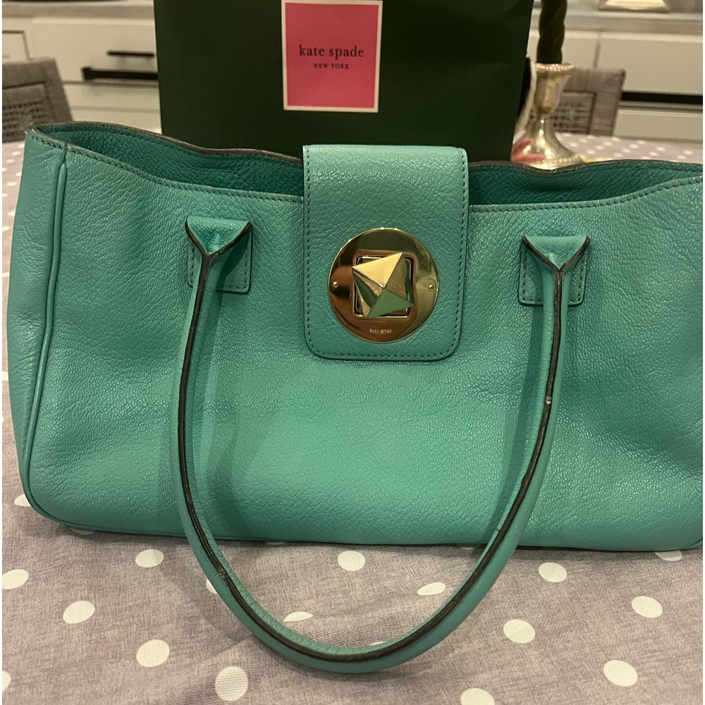 Kate spade Tiffany blue bag. Cute and clean. Small imperfections (see pics) used